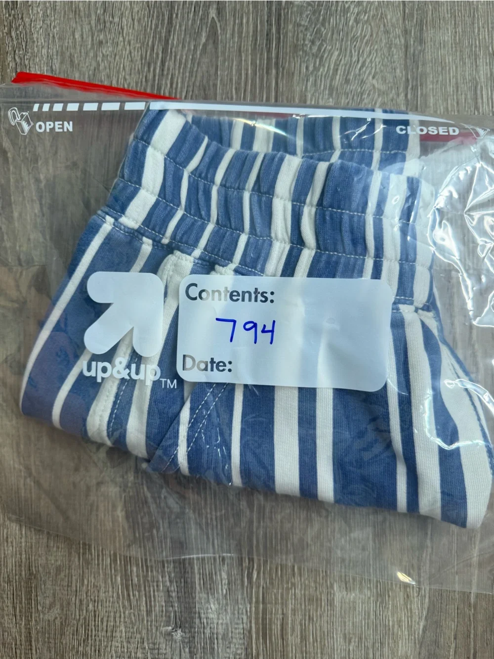 FP Movement All Star Printed Shorts in Newport Stripe Denim XS